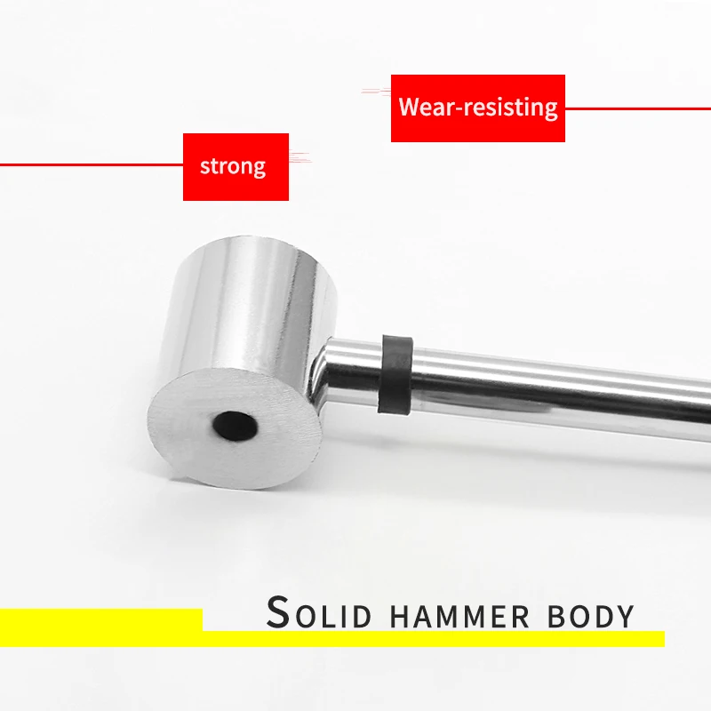 Double Face Tap Rubber Hammer 25mm 30mm 35mm 40mm 45mm Multifunctional Glazing Window Beads Hammers Nylon Head Rubber Mallet