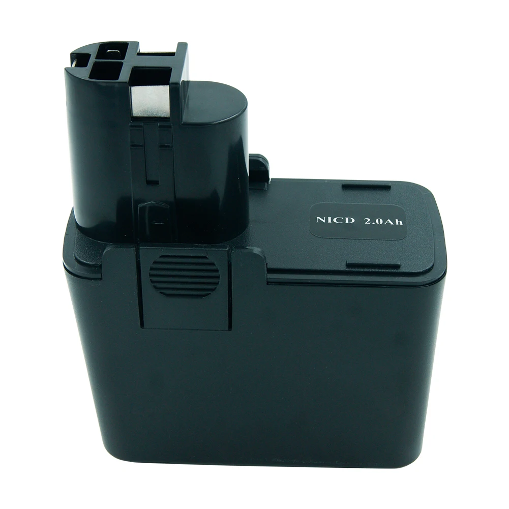 2PCS 9.6V 2000mAh Ni-CD Rechargeable Battery for Bosch Power Tool BAT001 2607335037 2607335072 2607335152