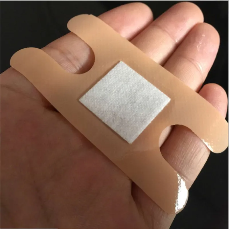 100 pces à prova dwaterproof água curativo médico anti-bactérias band-aid para o curso em casa kit de primeiros socorros kits de emergência h forma borboleta