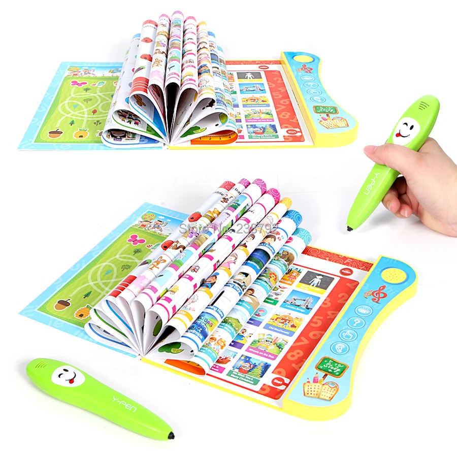 Multi-function English intelligence Pronunciation Learning Learning Book Toys with Smart Logic Pen Educational Toys for Kids