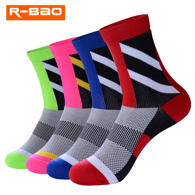 2022 1 Pair Professional  Compression Bike Cycling Socks Sport For Men Women mtb cycle Green Road Bicycle Socks Running Athletic