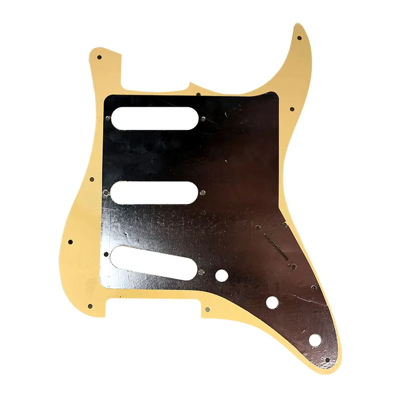 Pleroo Guitar Parts - For USA/ Mexico Left Handed 72\' 11 Screw Hole Strat SSS Pickguard Scratch Plate, Multicolor Choice