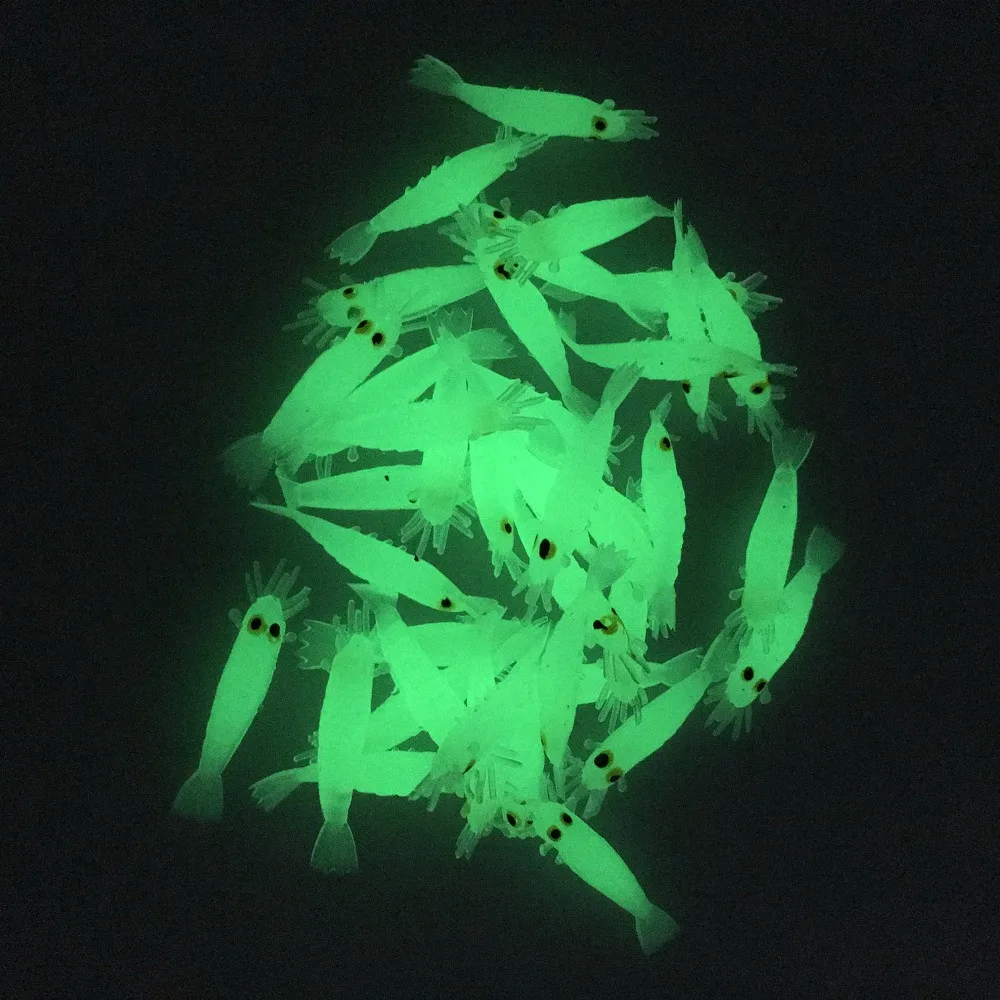 Vinilo camarón glow rojo – Señuelo para black bass y carpa - imagen 4