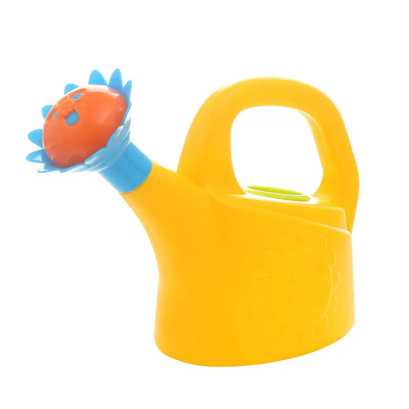 Cute cartoon home garden watering spray bottle water spoon plastic watering cans garden tools water set Beach Toys for Kids