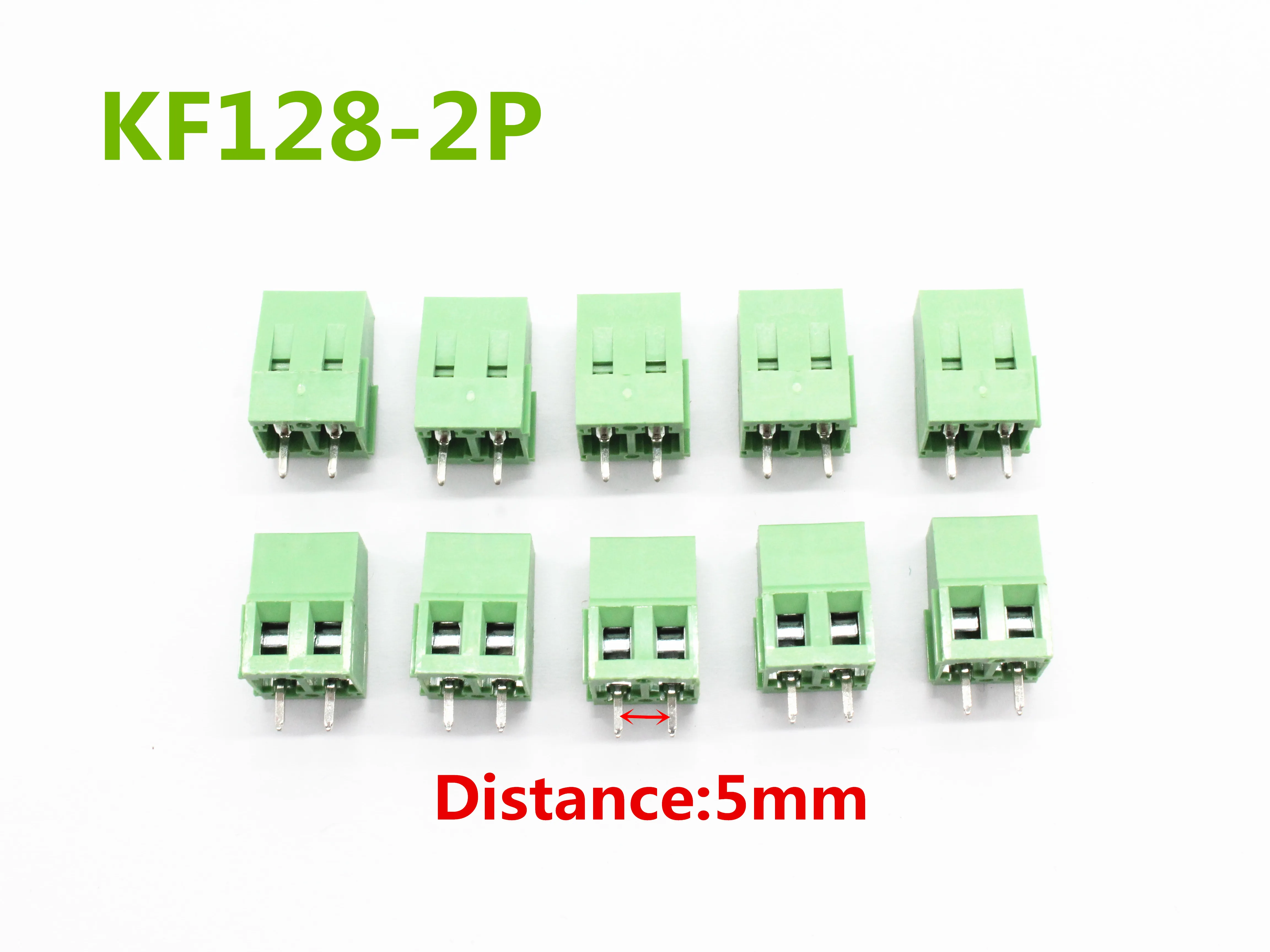 KF128-2P KF128-3P 5mm PCB Screw Terminal Block Splice Terminal  DG308 MG128