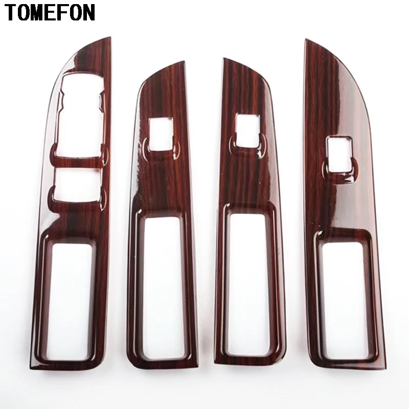 TOMEFON For Ford Explorer 2016 2017 LHD ABS Special Interior Armrest Door Window Lifter Switch Button Regulator Interior Trim