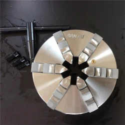 SAN OU High Quality 6-Jaw Self-centering Lathe Chuck 10'' 250mm Chuck Six Jaws K13-250 for Lathe Drill Milling New