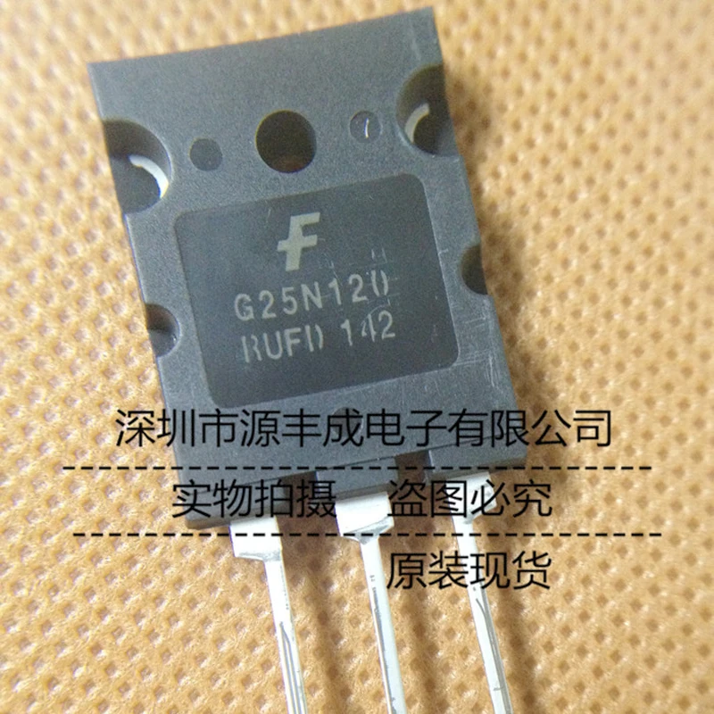 

Refurbished Original 10Pcs/Lot SGL25N120RUFD G25N120RUFD OR SGL25N120RUF G25N120RUF TO-264 25A 1200V Short Circuit Rated IGBT