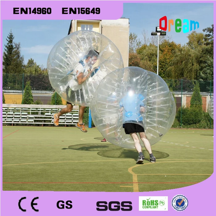 Gratis Verzending 1.5 m PVC Opblaasbare Menselijke Hanster Bal Bubble Voetbal Bubble Voetbal Opblaasbare Bumper Voetbal Zorb Bal