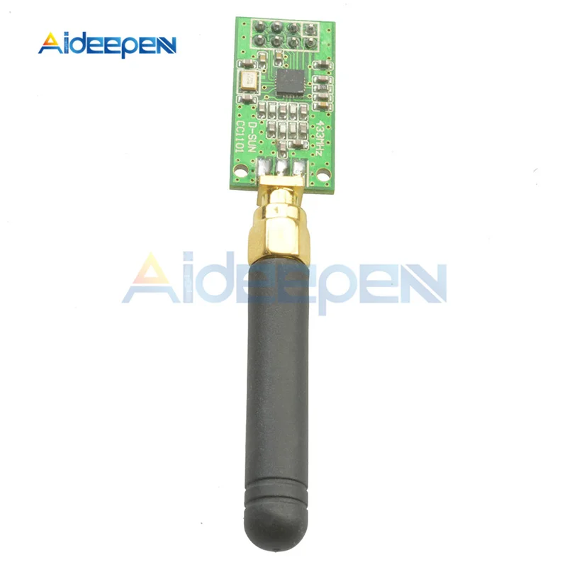 CC1101 ไร้สาย RF Transceiver Board 315/433/868/915MHZ SMA เสาอากาศไร้สายโมดูล 1.8-3.6V 30mA GFSK MSK Modulation