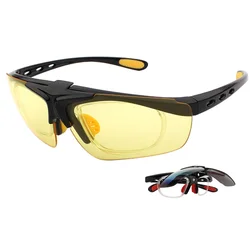 Gafas de tiro con lentes abatibles, lentes antiimpacto para Paintball, Airsoft, CS al aire libre juego de guerra, caza, ciclismo, senderismo