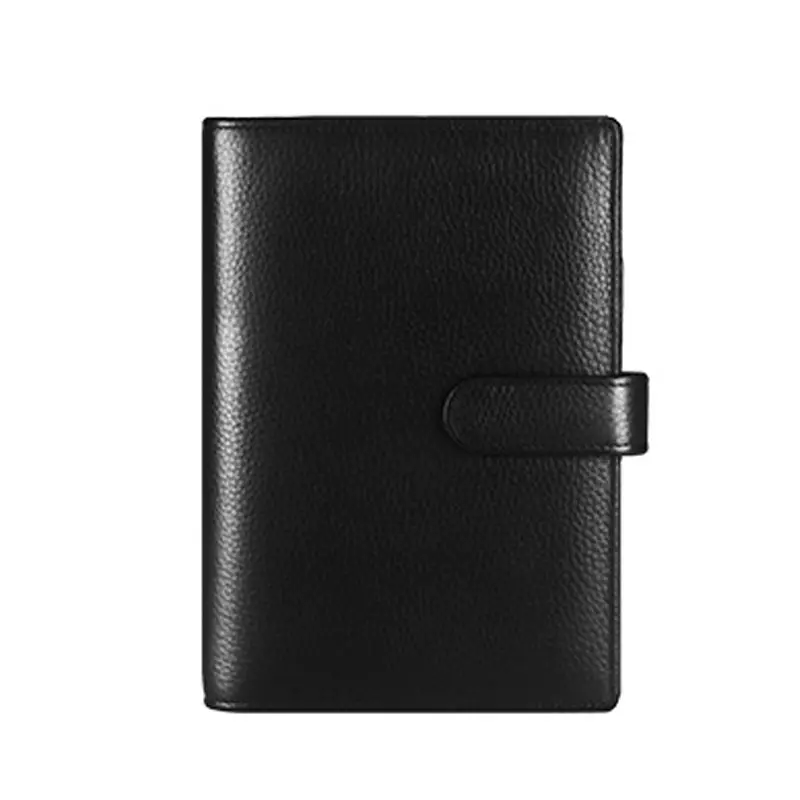 Yiwi  Black A4 B5 A5 A6 A7 100% Genuine Leather Notebook Business Planner  Handmade Agenda Sketchbook Diary Vintage Stationery