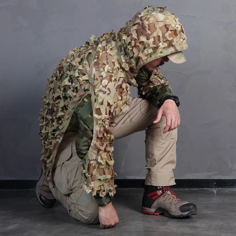 Emersongear Traje Ghillie Camuflaje Ligero Caza Francotirador - imagen 2