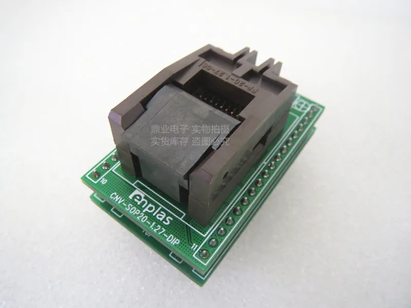 

Clamshell SOIC20 FP-20-1.27-06 SOP20 ENPLAS IC Burning seat Adapter testing seat Test Socket test bench