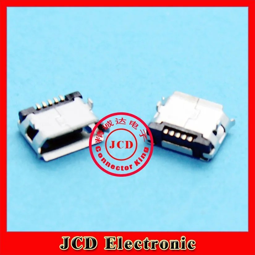 ChengHaoRan Common Used 5pin flat port 6.4 feet 2 feet DIP 5P SMD Micro USB Connector Port Charge Socket Micro USB Jack,MC-116