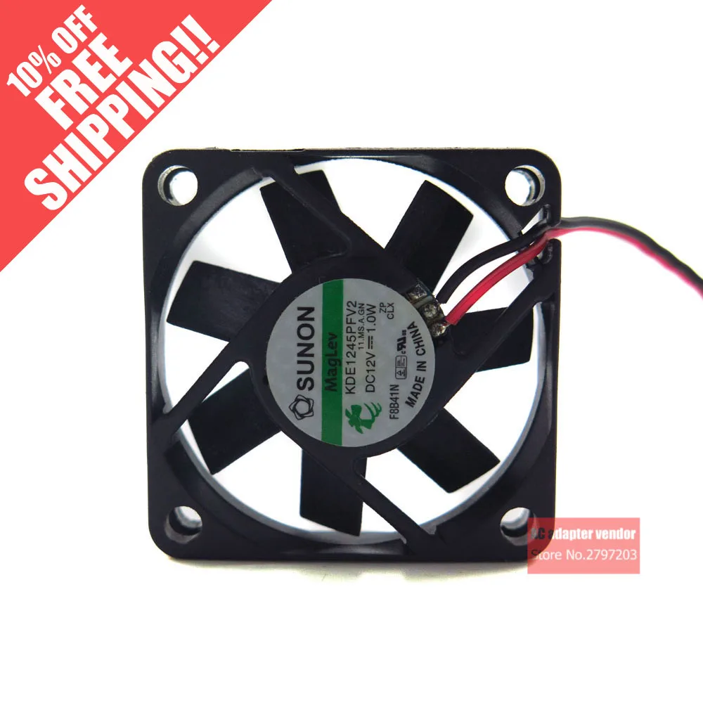 brand new SUNON 4CM silence 4510 4.5CM 12V KDE1245PFV2 cooling fan