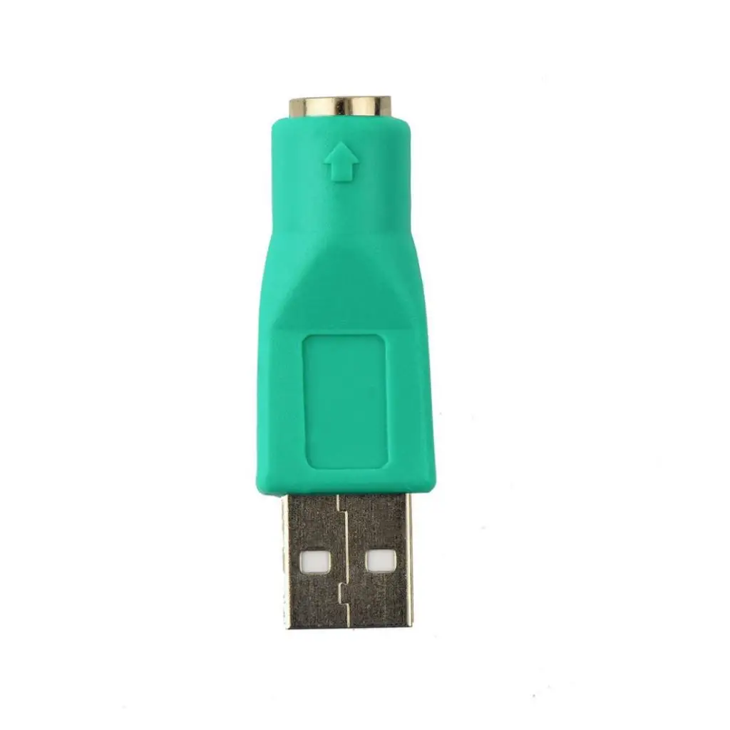 1Pair USB  Male Plug to 6 Pin Mini DIN Jack PS2 Female Socket Converter for USB Keyboard Mouse Adapter