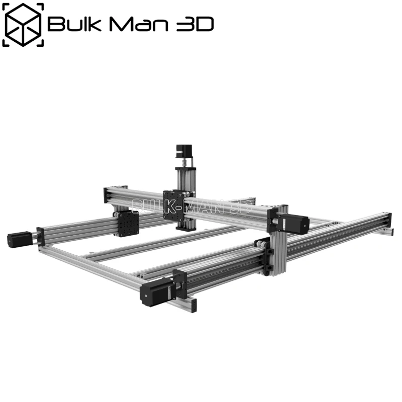 BulkMan 3D 1515/1015/1010 Lead CNC Machine Mechanical Kit 4 Axis Wood Engraver with High-Torque 2.45N.m Nema23 Stepper Motors