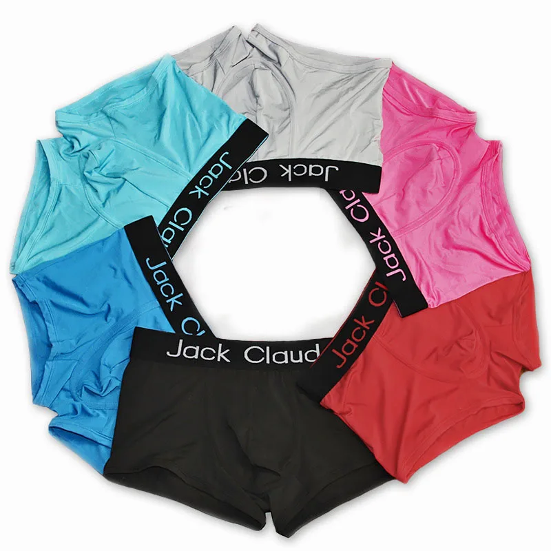 Jack claude roupa interior masculina boxers calcinha masculina bolsa bainha pura cuecas masculinas apertadas boxer shorts