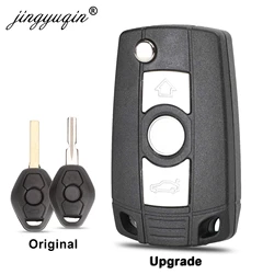 3 Buttons Flip Key Shell for BMW E36 E38 E39 E46 E53 E60 E61 E63 E64 E81 E83 E85 E86 1/3/5/7 Series X3 X5 Z3 Z4 Remote Fob Case