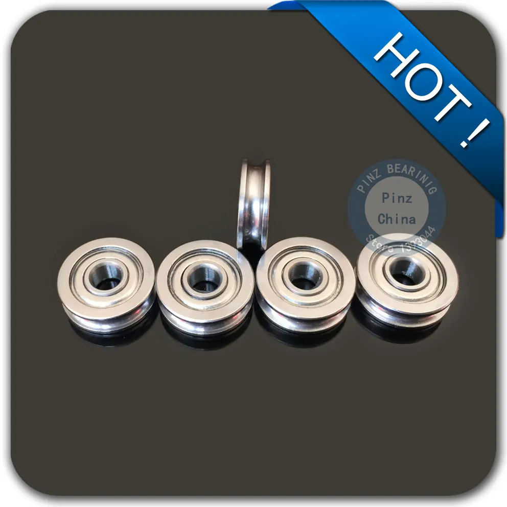 10pcs 3D printer accessories bearing U604ZZ 604UU 4*13*4 u-slot extrusion machine line pulley