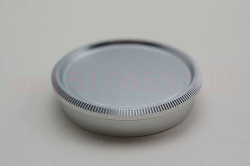 L39 m39 39ミリメートルネジレンズ金属ボディキャップとリアキャップバックキャップ銀