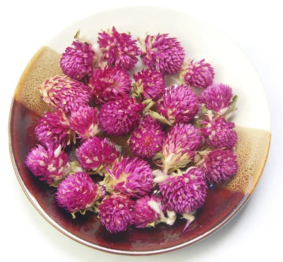 

Pressed Flowers Purple Gomphrena globosa buds naturally Dried flowers Christmas home decoration dry flower 20PCS