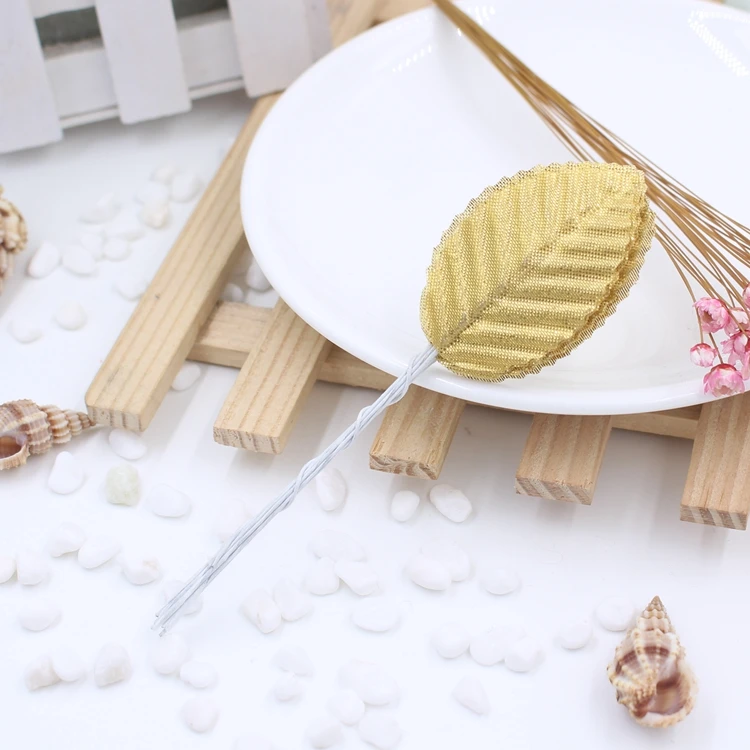 Hot sale 10pcs/lot 5cm Nylon Silk Leaf Green Leaves Artificial Flower For Wedding Decoration DIY Wreath Gift Craft Fake Flower