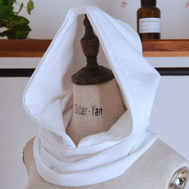 

Autumn and winter models wild men and women keep warm scarf fashion fake chiffon wild Hot hooded fake collar sweater coat warm