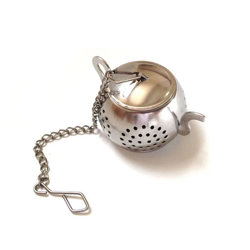 MINI Cute Stainless Steel Tea Infuser Pendant Design Home Office Tea Strainer Gift Teapot Type Creative Tea Accessories ZA4663