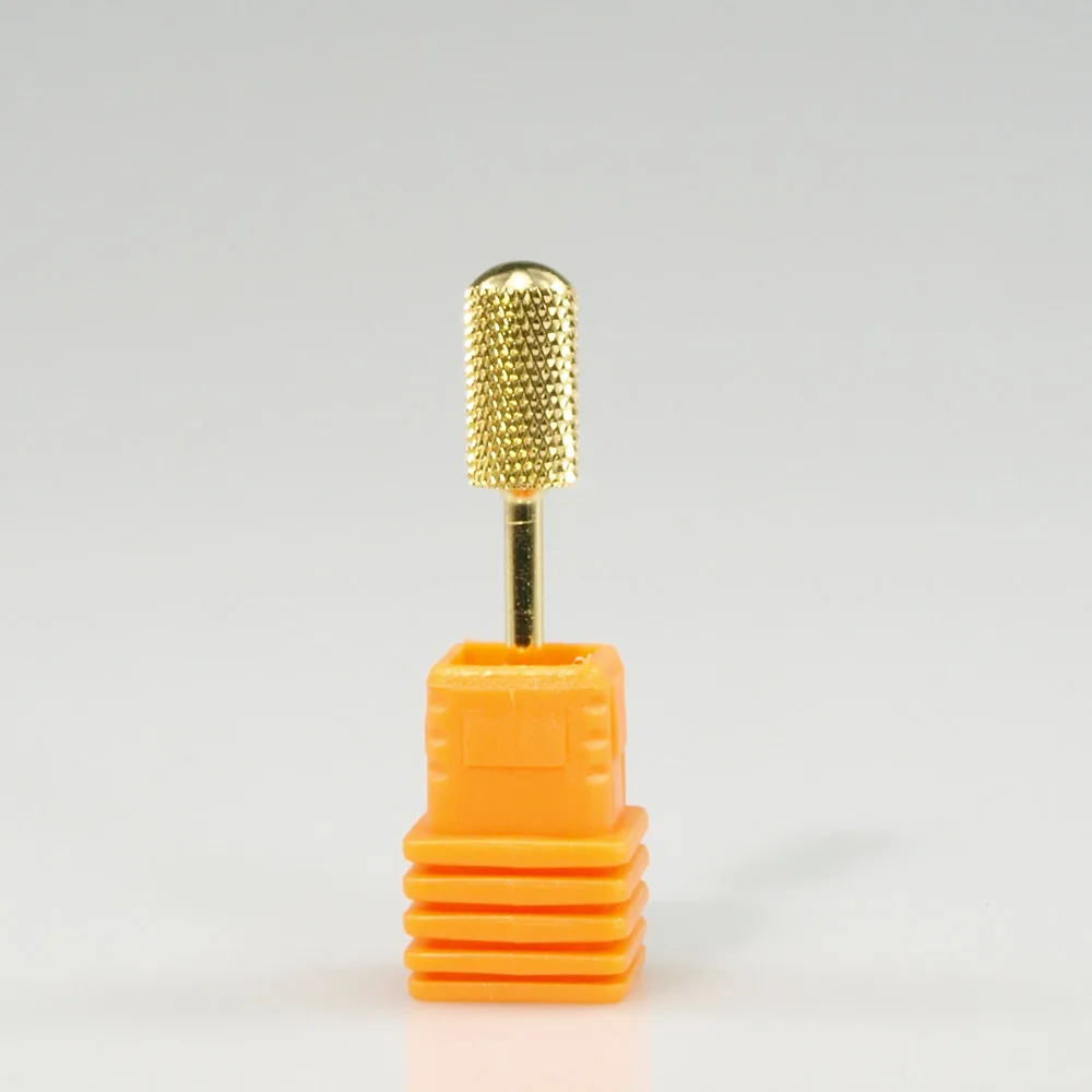 Professioneller Gold 3/32 Zoll Wolframkarbid-Nagelbohrer für Elektrische Feile, Maniküre, Pediküre, Salonwerkzeug – Detail 4