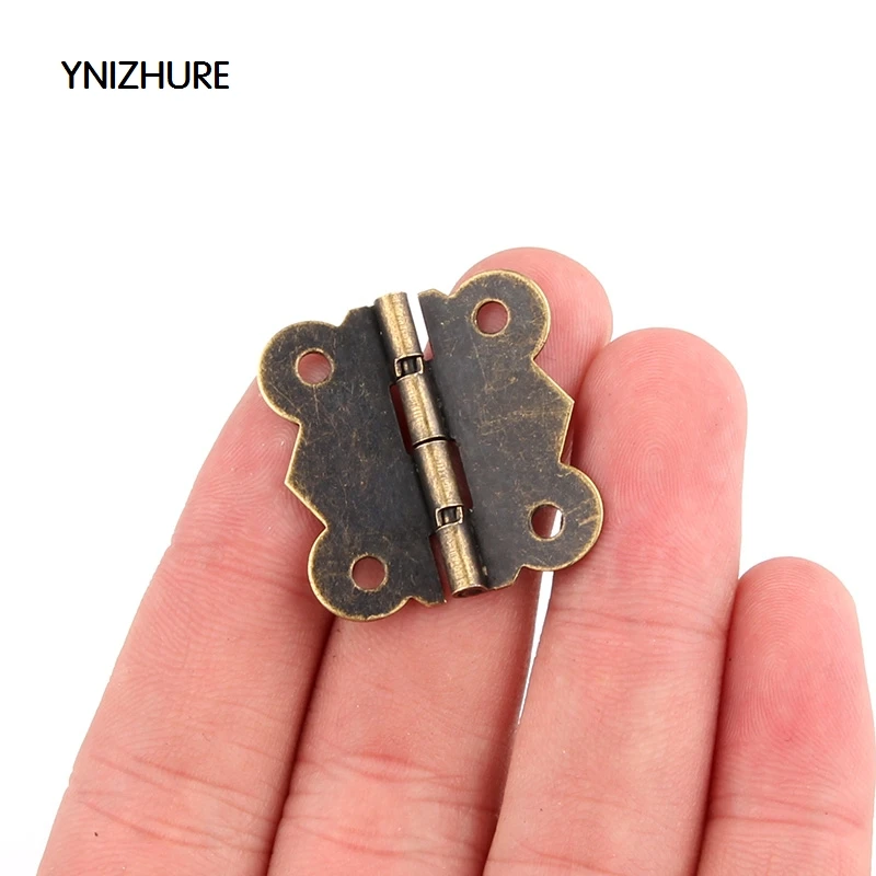 50pcs Hing With Screw 30*25mm Butterfly Wooden Wine Box Antique Hinge Metal Small Hinges Crafts Flat 90 Degrees Blum Muebles