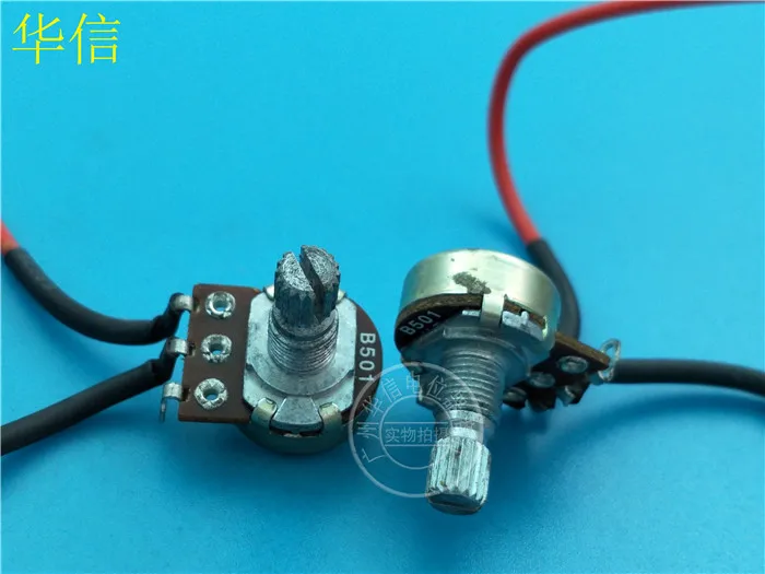 8pcs 148 type single potentiometer B501 B500 Europe / handle length 15MM flower with line