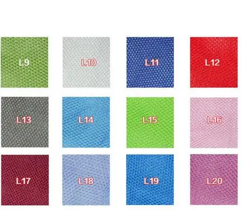 Gagqeuywe 1metres 50 colors sandwich mesh fabric elastic mesh cloth wide about 150cm thickness 2mm