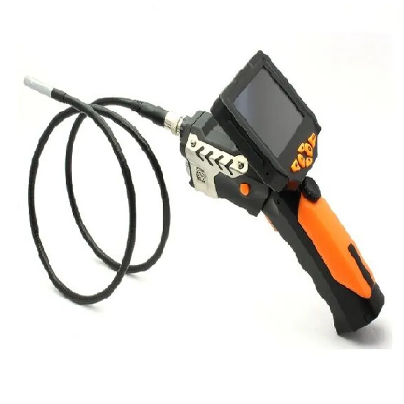 Portable Digital Video Recording Endoscope with 3.5 Inch Full Color LCD Screen 8.2mm Diameter Slim Probe with 6 Adjustable LED