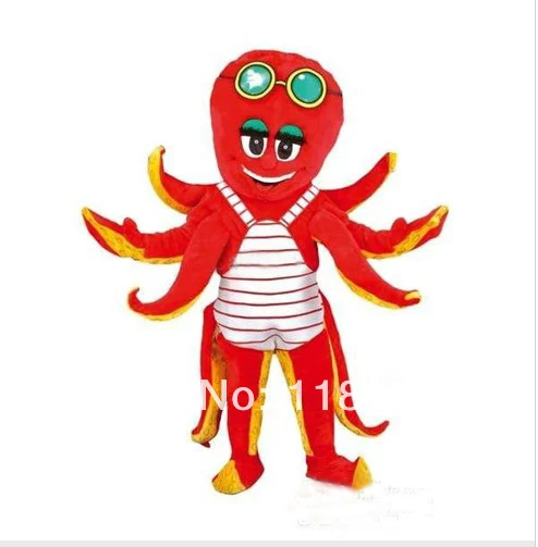 

MASCOT Red Octopus mascot costume custom fancy costume anime cosplay mascotte theme fancy dress carnival costume