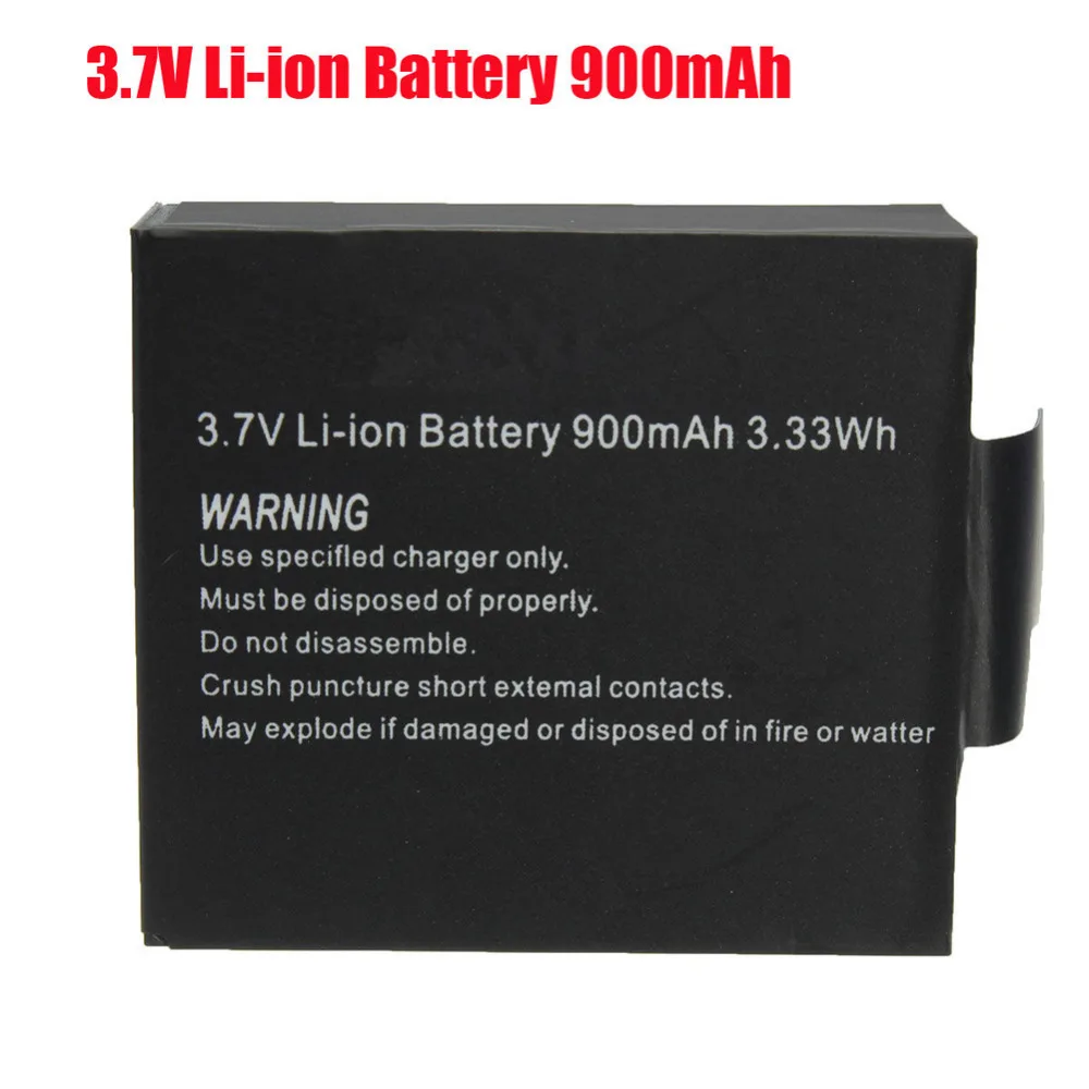 Action Camera 900mAh Li-ion Battery For SJCAM SJ4000 SJ5000 SJ6000 SJ7000 Sport DV Batteries Replacement Spare Bateria Batteria