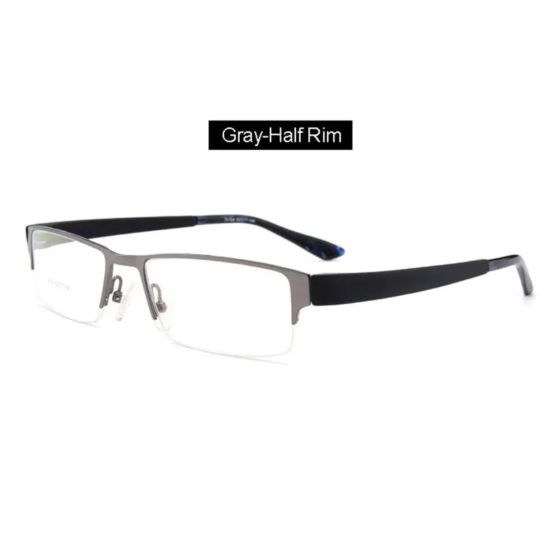 Men Alloy Eyeglasses Frame for Men Eyewear Flexible Temples Legs IP Electroplating Alloy Material,4 Styles,4 Colors