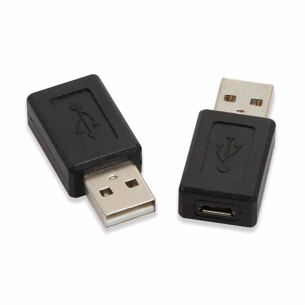 2 teile/los USB 2.0 A Stecker auf USB Micro Buchse Adapter