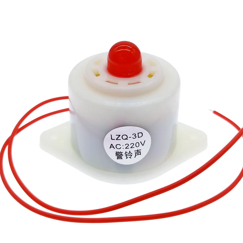 Electronic Buzzer Beep Alarm High-decibel  12V 24V 220V Acoustic-optic alarm Indicator flashing light LZQ-3D