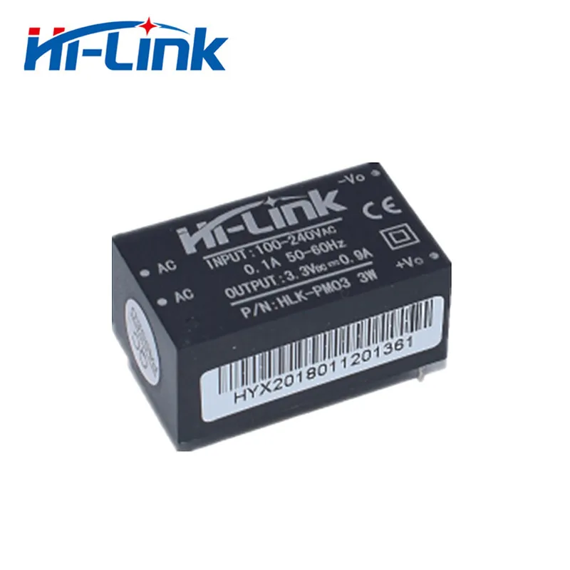 Mini interruptor inteligente para el hogar, módulo de fuente de alimentación de HLK-PM01, HLK-PM03, HLK-PM12, 220V a 5V/3,3 V/12V, AC-DC