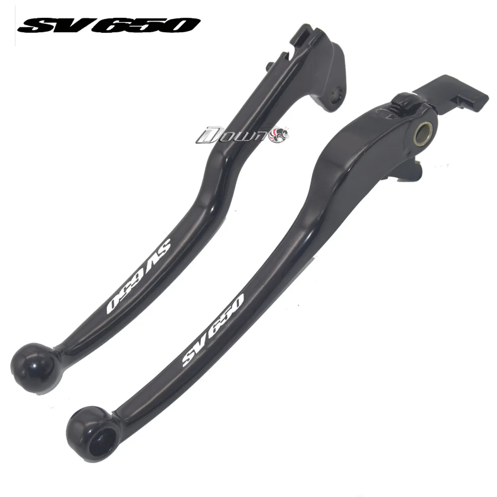 Black Brake Clutch Levers for Suzuki SV650 SV 650 2016 2017 2018 2019 With Logo(Laser) SV650