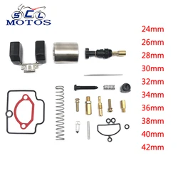 Sclmotos- 24 26 28 30 32 34 36 38 40mm PWK KEIHIN KOSO OKO Motorcycle Carburetor Carburador Repair Kit with spare jets sets