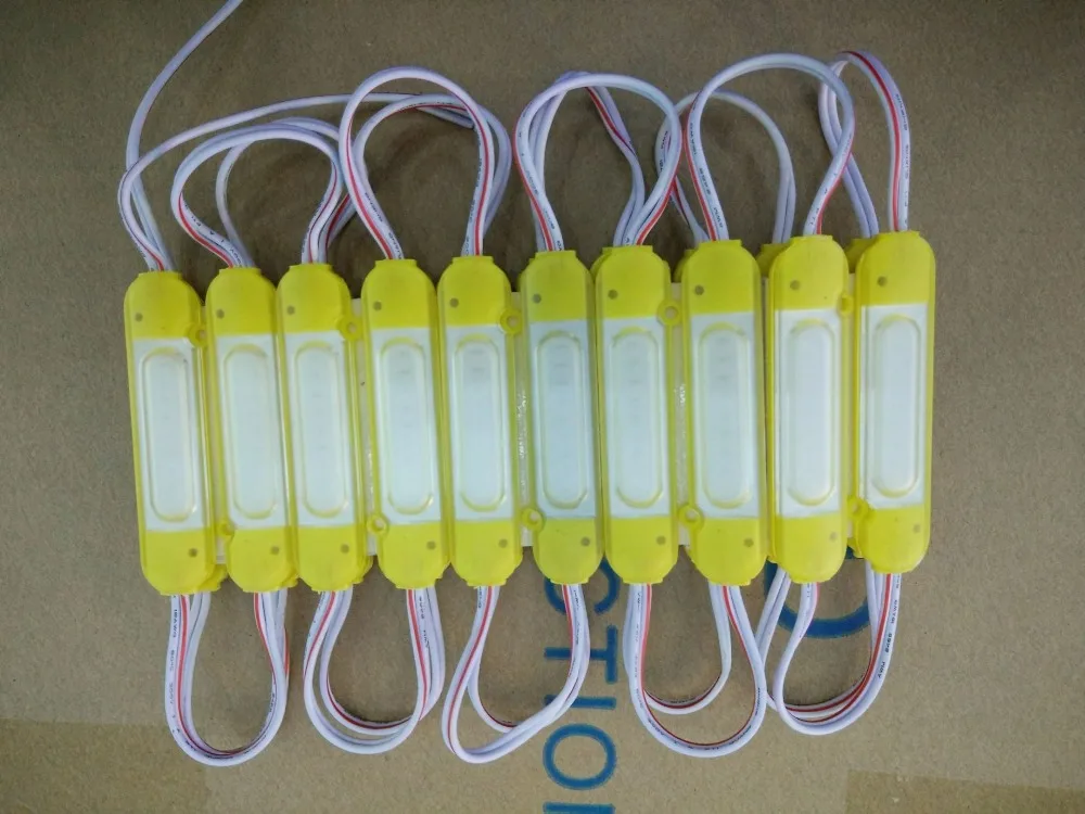 20pcs/lot COB Glassled module DC12V with lens Waterproof IP67 LED Module lighting Led Sign Backlights For Letter decoration