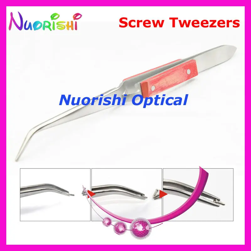 

4053 Screw Tweezers Professional Eyeglasses Glasses Eyewear Tweezers Free Shipping