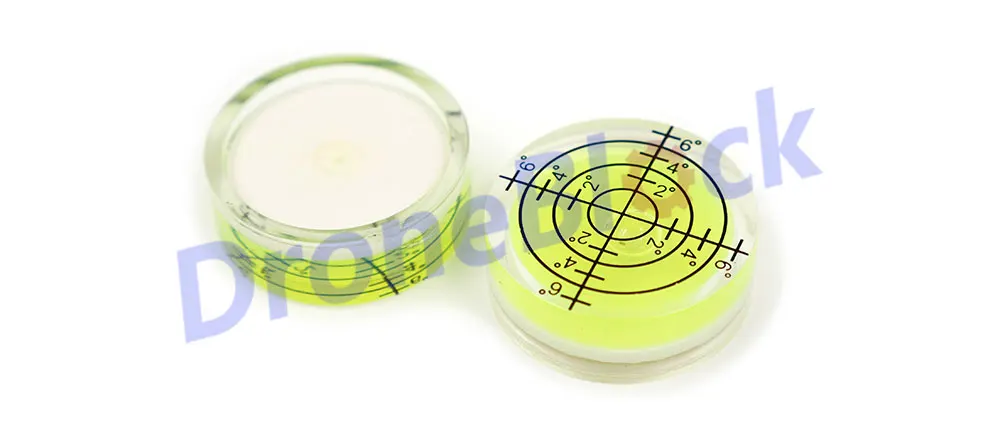 4PCS 32mm Diameter Spirit Level Bubble level Inclinometer Water Level Meter Bullseye Round Level Accessories for RC Model