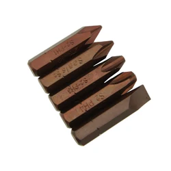5pcs/set 38mm Length 8mm Hex Multi-purpose Heavy Duty Impact Screwdriver Bits Set Tools Slotted & Phillips PH1 PH2 PH3 PH4