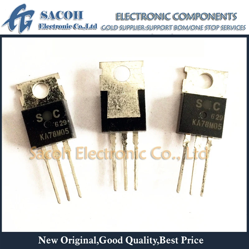 

New Original 10Pcs/Lot KA78M05 78M05 OR KA78M06 OR KA78M08 TO-220 3-Terminal 0.5A Positive Voltage Regulator