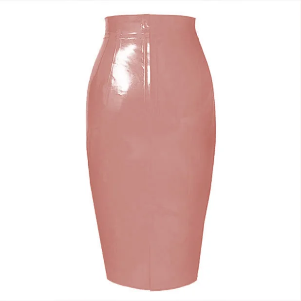 LATEX Pencil Skirt Rubber Skirt Pencil Latex Skirt