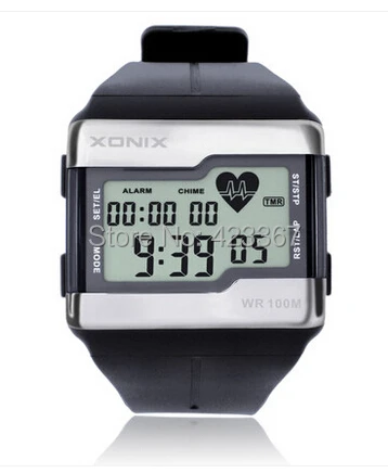XONIX Mens Womens Heart Rate Monitor Calories Watch Sports Led Light Multifunctional Fashion Waterproof 100m Running Watch